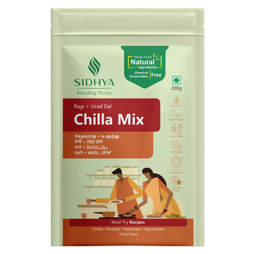 Pack of Ragi Millet Urad Dal Chilla Mix for quick meals