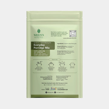 Everyday Porridge Mix pack with sorghum and green moong dal