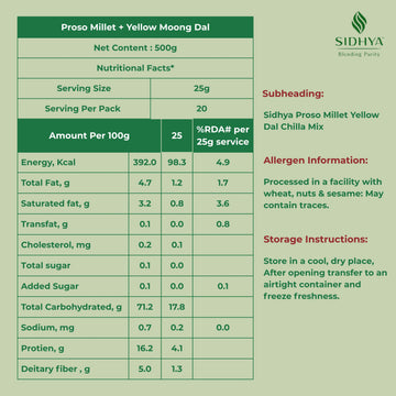 High-protein instant chilla mix for busy families and fitness enthusiasts