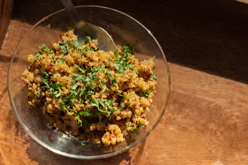 Foxtail Millet Poha Recipe – Healthy Breakfast in 15 Minutes