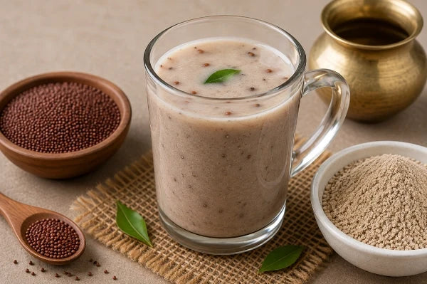 Healthy Ragi Karba Recipe – Traditional Millet Drink for Summer