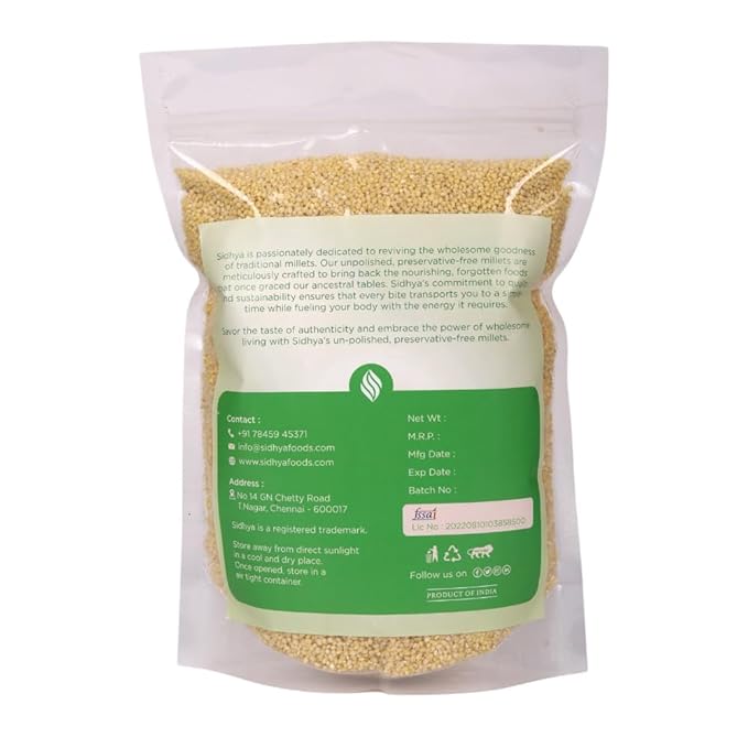 Sidhya Proso Millet Rice | 1 kg