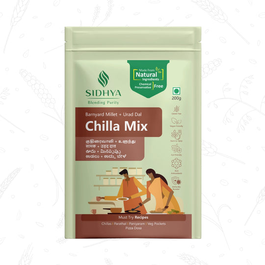 Barnyard Millet Urad Dal Chilla Mix