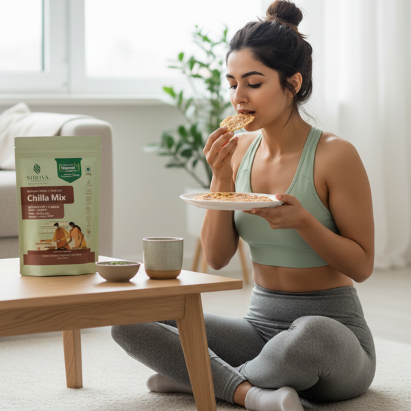 Protein-rich Barnyard Millet Urad Dal chilla mix ready to cook