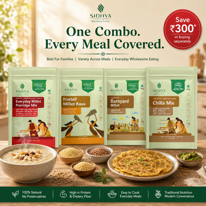 Family Pack – 4-in-1 Millet Combo