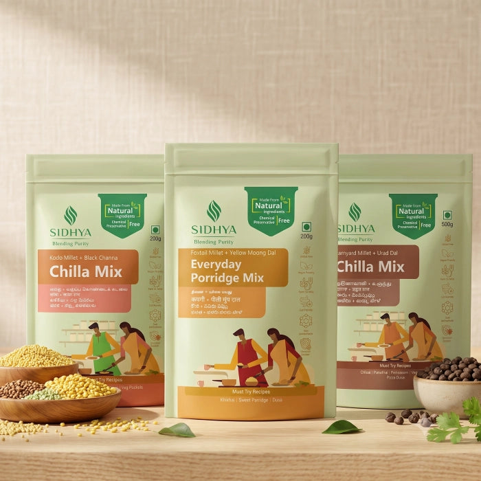 Complete Protein Combo – Chilla & Porridge Pack of 3