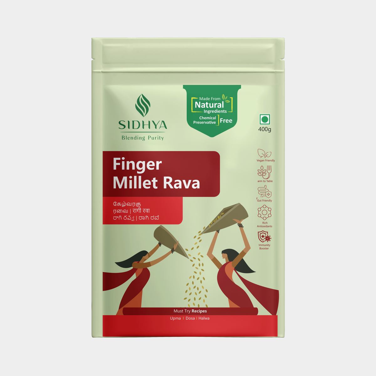 Finger Millet Rava healthy breakfast mix pack