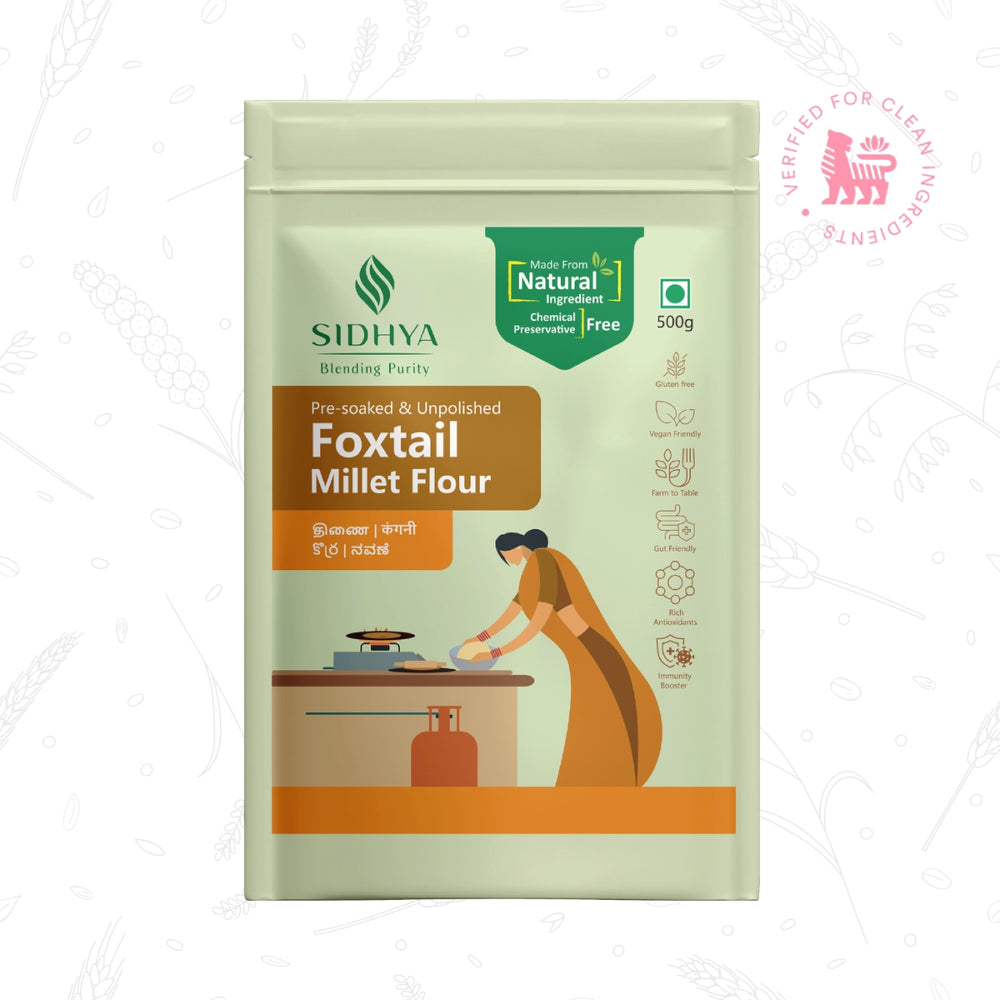 Foxtail Millet Flour (Kangni Atta, Korrala Pindi, Thinai Maavu)