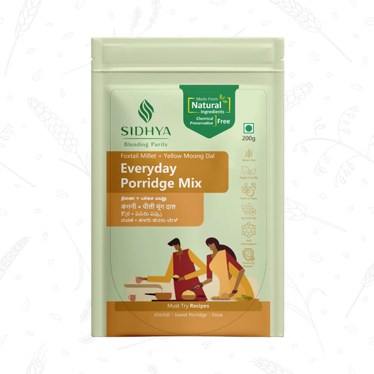 Foxtail Millet & Moong Dal Porridge Mix