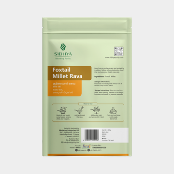 Fine Foxtail Millet Rava in bowl