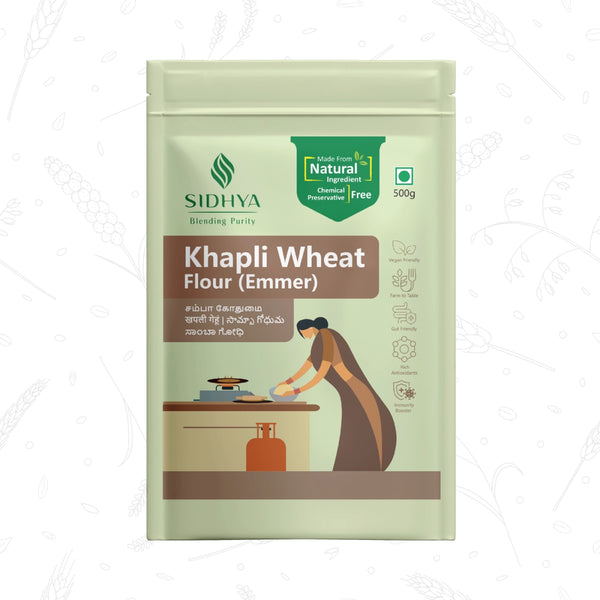 Khapli (Emmer) Wheat Flour (Samba Godhumai Maavu, Khapli Gehu Atta)