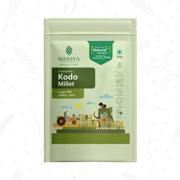 Kodo Millet Rice (Kodra Chawal, Arika Biyyam, Varagu Arisi)