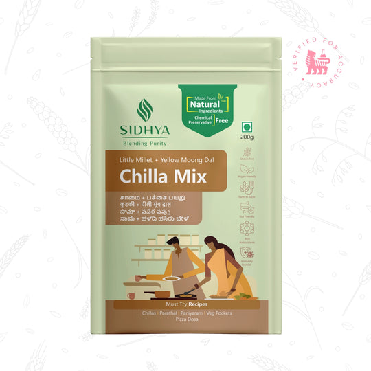 Little Millet Moong Dal Chilla Mix