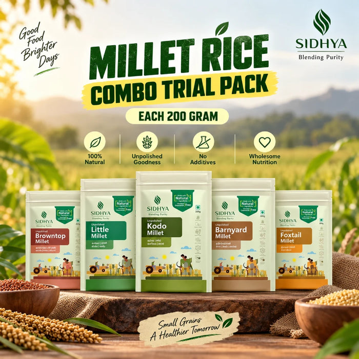 Millet Rice Combo - Trial Pack - Each 200 G