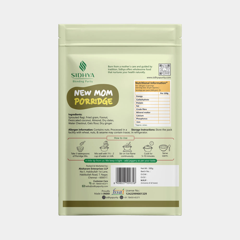 New Mom Porridge