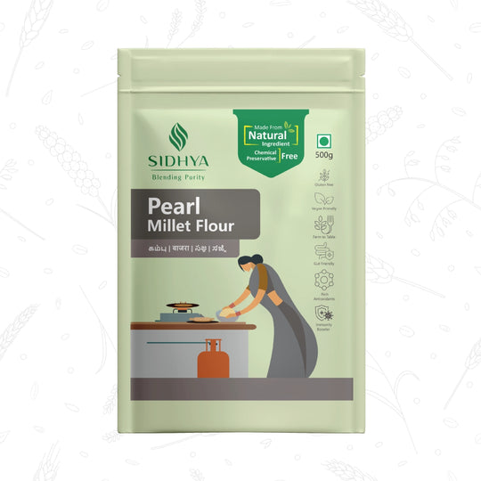 Pearl Millet Flour (Bajra Atta, Sajjala Pindi, Kambu Maavu)