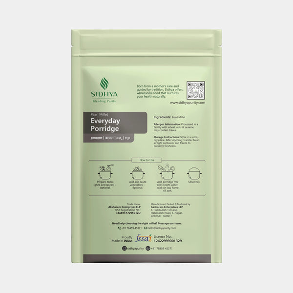Everyday Porridge (Pearl Millet)