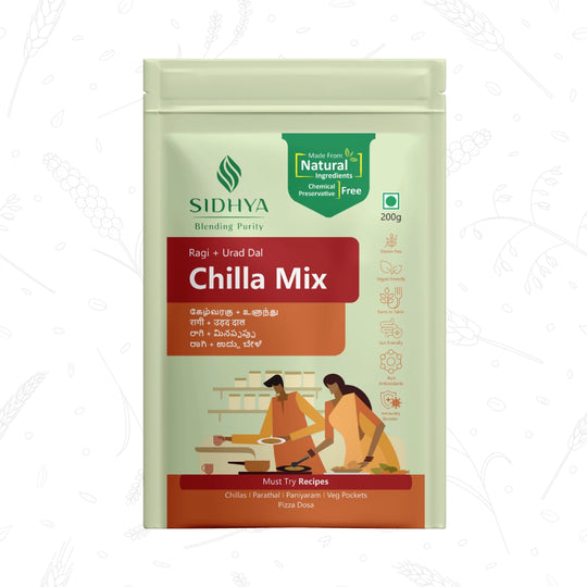 Ragi Millet Urad Dal Chilla Mix