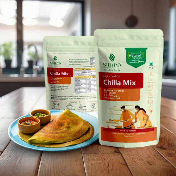 Instant Chillamix ready for healthy protein chilla cooking