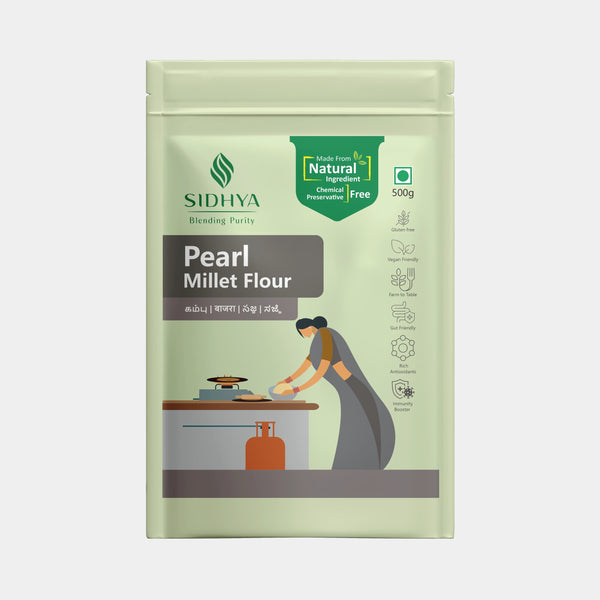 Pearl Millet Flour packed in eco-friendly pouch for daily cooking
