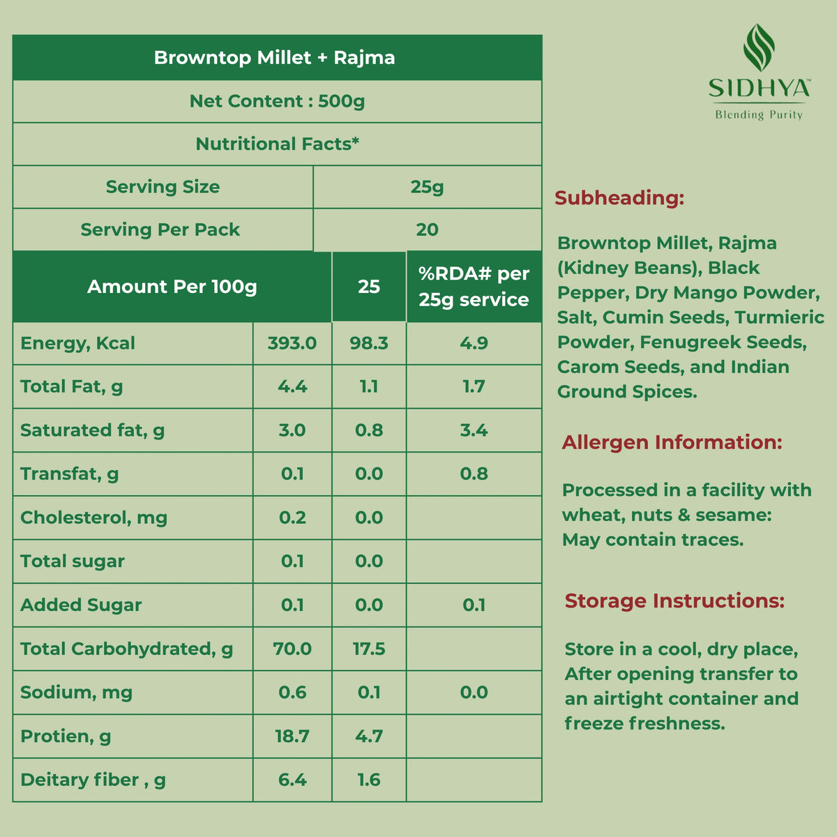 High-protein instant chilla mix for busy families and fitness enthusiasts
