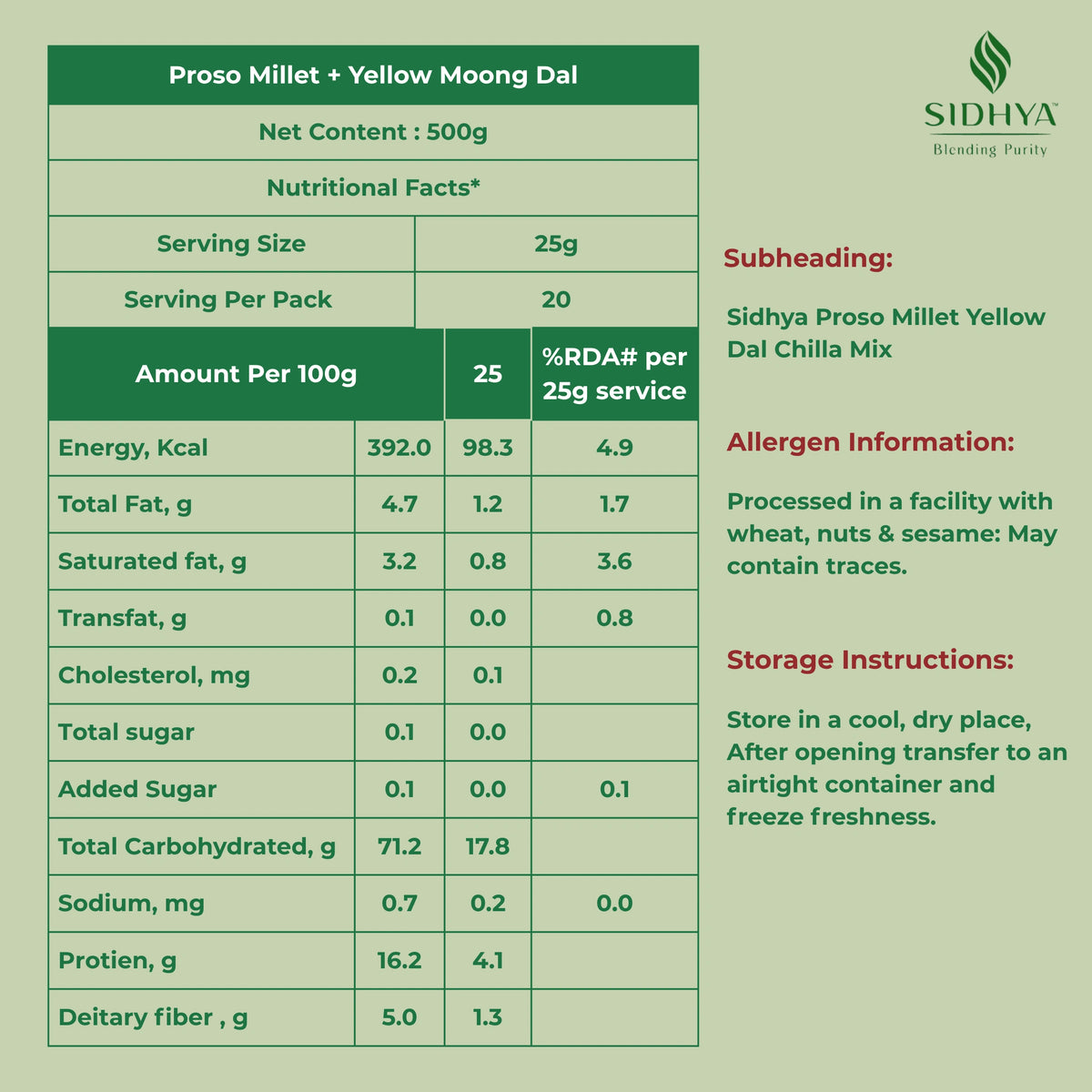 High-protein instant chilla mix for busy families and fitness enthusiasts