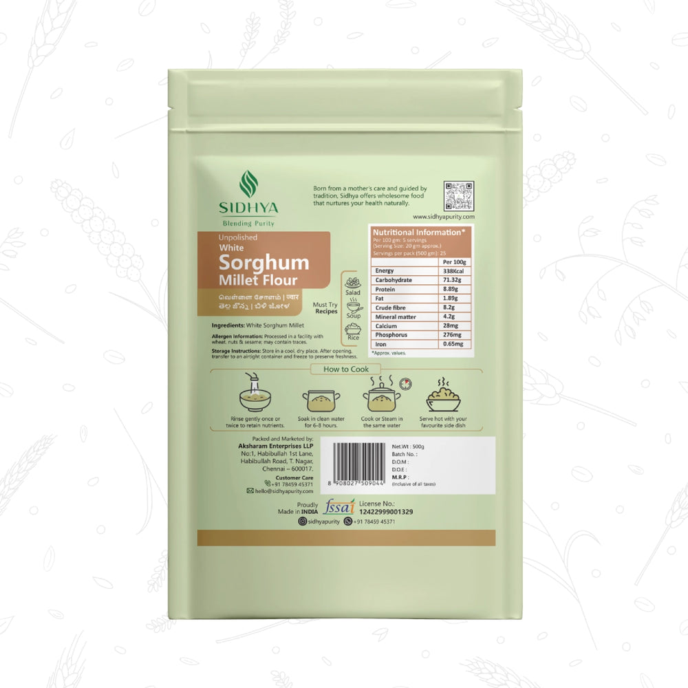 White Sorghum Millet Rice